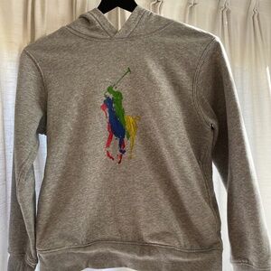 Big pony fleece hoodie